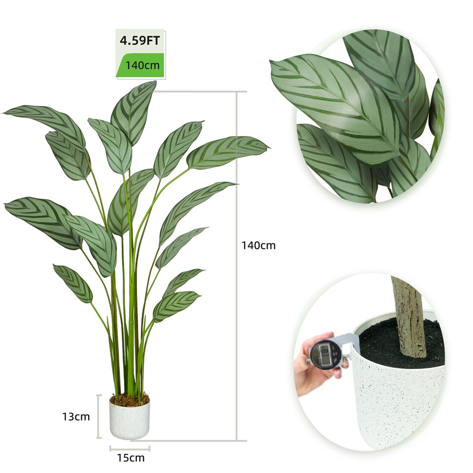image 1 of Artificial Plant Bird of Paradise Tree Indoor House plant 140cm | Multi | Multi