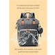 image 6 of Multifunctional Maternity and Baby Backpack for Outings | Grey | Dark Grey