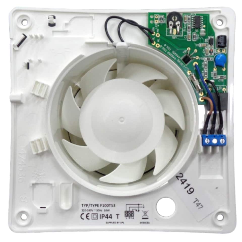 image 1 of Vent Axia 436532 Extractor Fan with Timer & Backdraught Shutter