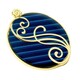 image 2 of Wicked Shiz University Badge - Blue/Gold - One Size
