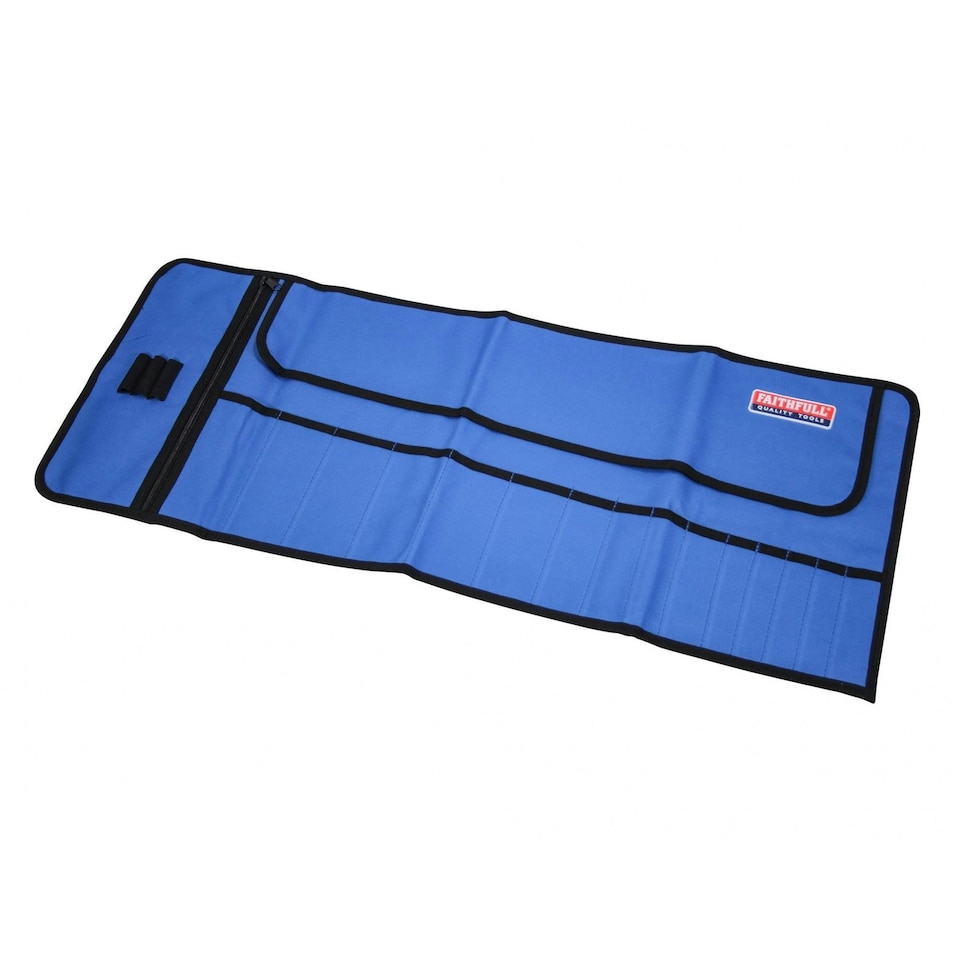 image 1 of Faithfull Tool Roll 32 X 77cm - Multi Colour - One Size | Multi