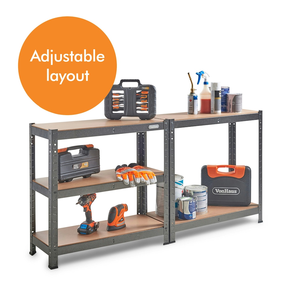 image 1 of VonHaus 5 Tier Heavy Duty Garage Shelves