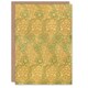 image 1 of William Morris Art Card Kennet Floral Pattern Orange Green