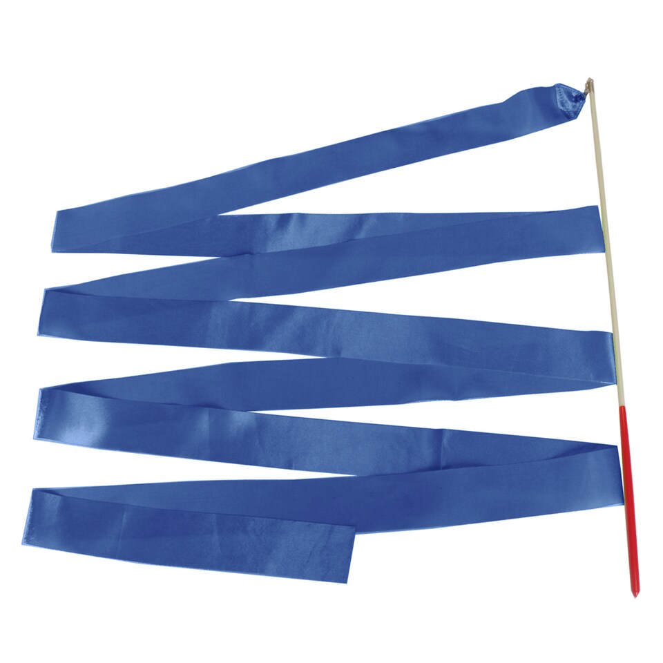 image 1 of 4 Metres Gymnastics Ribbon Wand, Satin Dance Streamer - 1pc