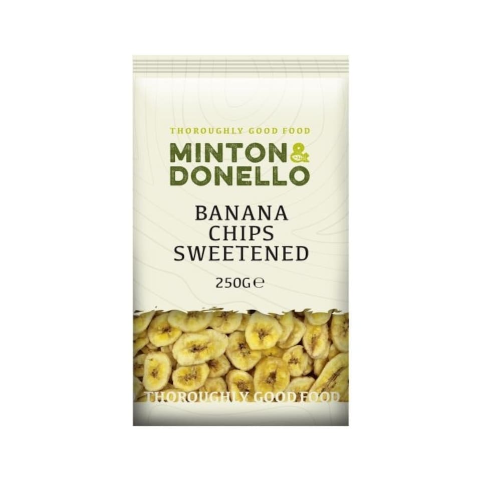 image 1 of Minton & Donello Sweetened Banana Chips 6 x 250g | Multi