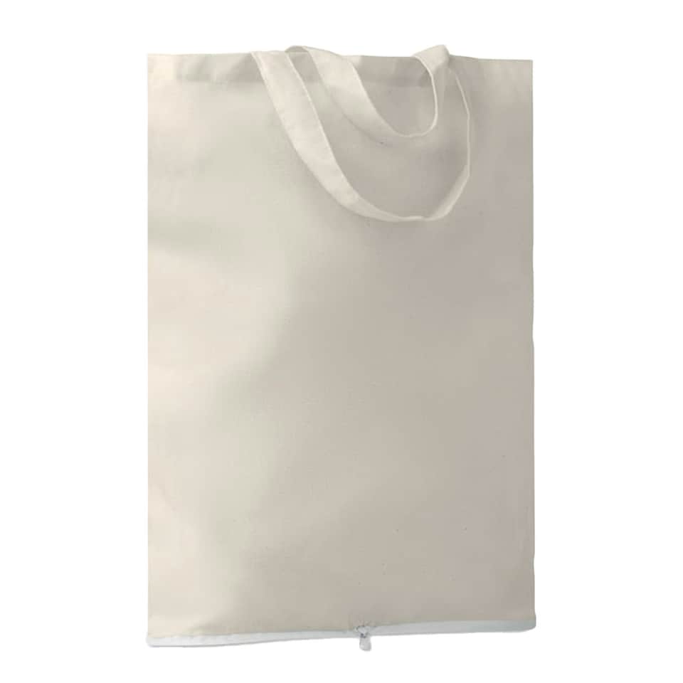 image 1 of MidOcean Foldy Cotton Foldable Tote Bag - White - One Size White
