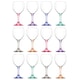 image 1 of LAV Misket Wine Glasses - 260ml - Coloured Stem - Pack of 12