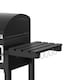 image 3 of Woodland Grill Heavy Duty Charcoal BBQ Grill with Foldable Side Shelves, Black - OC01CBQ5032 | Black | 1