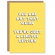 image 1 of Not Weird Just Limited Edition Cheeky Her Funny Birthday Card