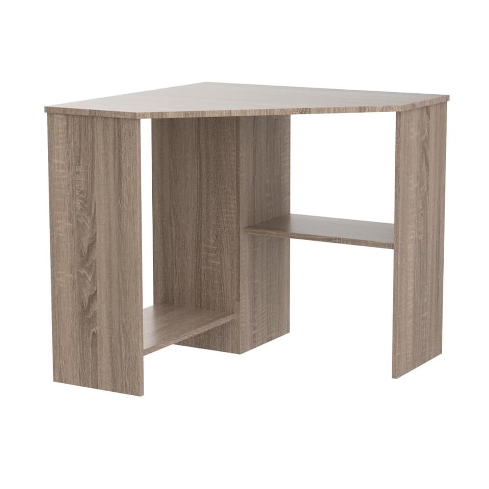 image 1 of Computer Desk PC Laptop Table Corner Home Office Study Gaming | Brown