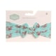 image 1 of Ziggle Baby Top Bow Turban Headband - Squirrel | Blue | 1