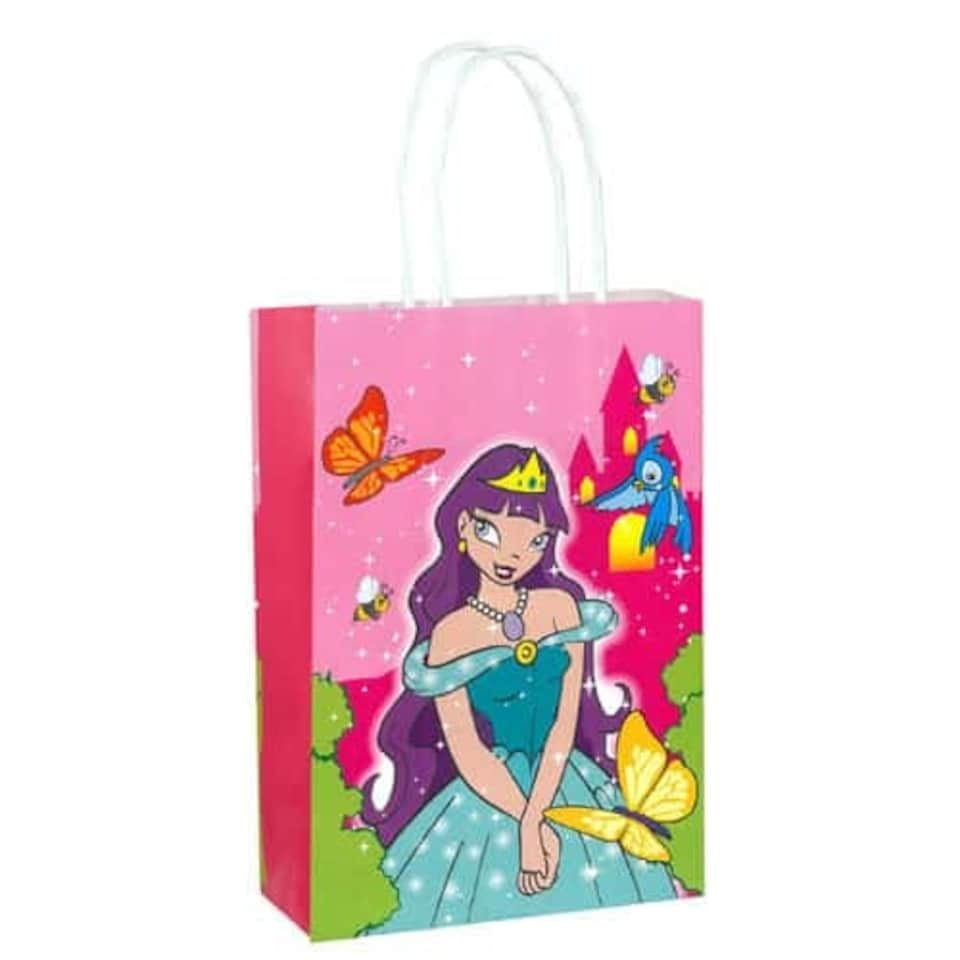 Princess Paper Bag With Handles 21cm