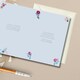 image 2 of Words 'n' Wishes Our Anniversary Card - Happy Anniversary Card for Husband or Wife with Floral 'All My Love' Heart Wreath Design and an Embossed Foil Finish