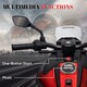image 4 of AIYAPLAY Honda Licensed 12V Kids E-Bike w/ Music, Safety lights - Red