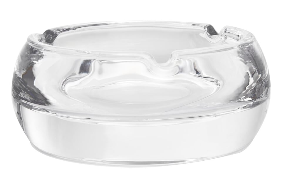 image 1 of Beaufort Large Crystal Glass Ashtray