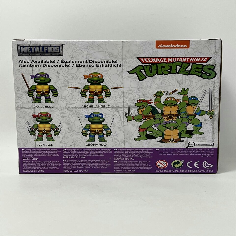 image 1 of TMNT Teenage Mutant Ninja Turtles Donatello 4 Inch Figure Jada 253283003