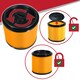 image 6 of SPARES2GO Wet & Dry Cartridge Filter compatible with Grizzly NTS 1423-S Inox Vacuum Cleaner