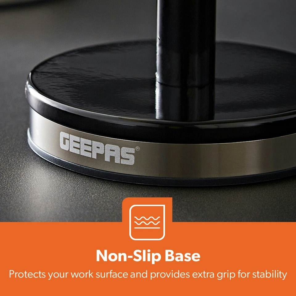 image 1 of GEEPAS Mug Tree and Towel Pole Set | Black