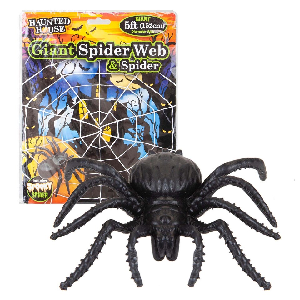 vfm-estore Giant Halloween Spider Web Decoration 5ft (154cm) - White