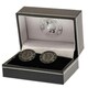 image 2 of Chelsea FC Ion Plated Cufflinks - Black - One Size