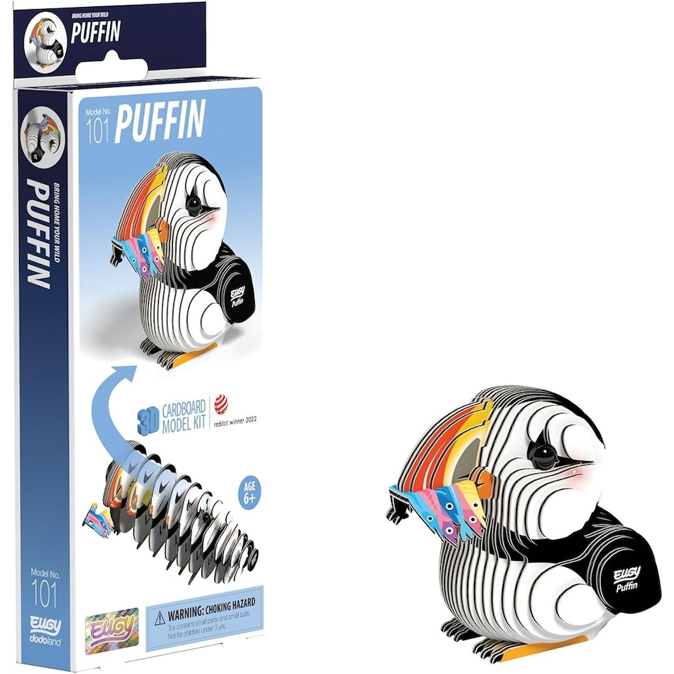 EUGY Puffin 3D Craft Kit