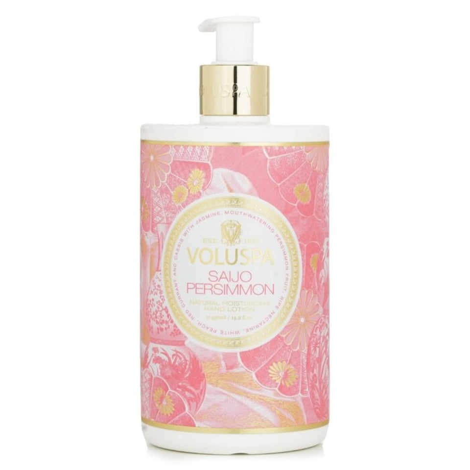 image 1 of Saijo Persimmon Hand Lotion - Persimmon, Peach & Jasmine 081722 - 450ml/15.2oz