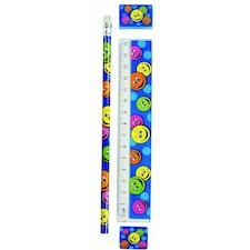 Playwrite Happy Face Stationery Set - Multicoloured - One Size