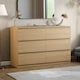 image 1 of Vida Designs Denver 6 Drawer Chest of Drawers Bedroom Storage, Pine
