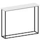 image 10 of Vida Designs Console Table With Metal Leg, White & Black | Black | White & Black
