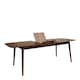 image 5 of Montreux Rectangular Extending Dining Table in Walnut 180-219 cm