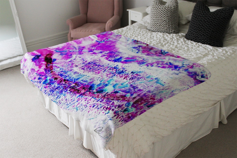 image 1 of Pink Wilderness Blanket | Multi