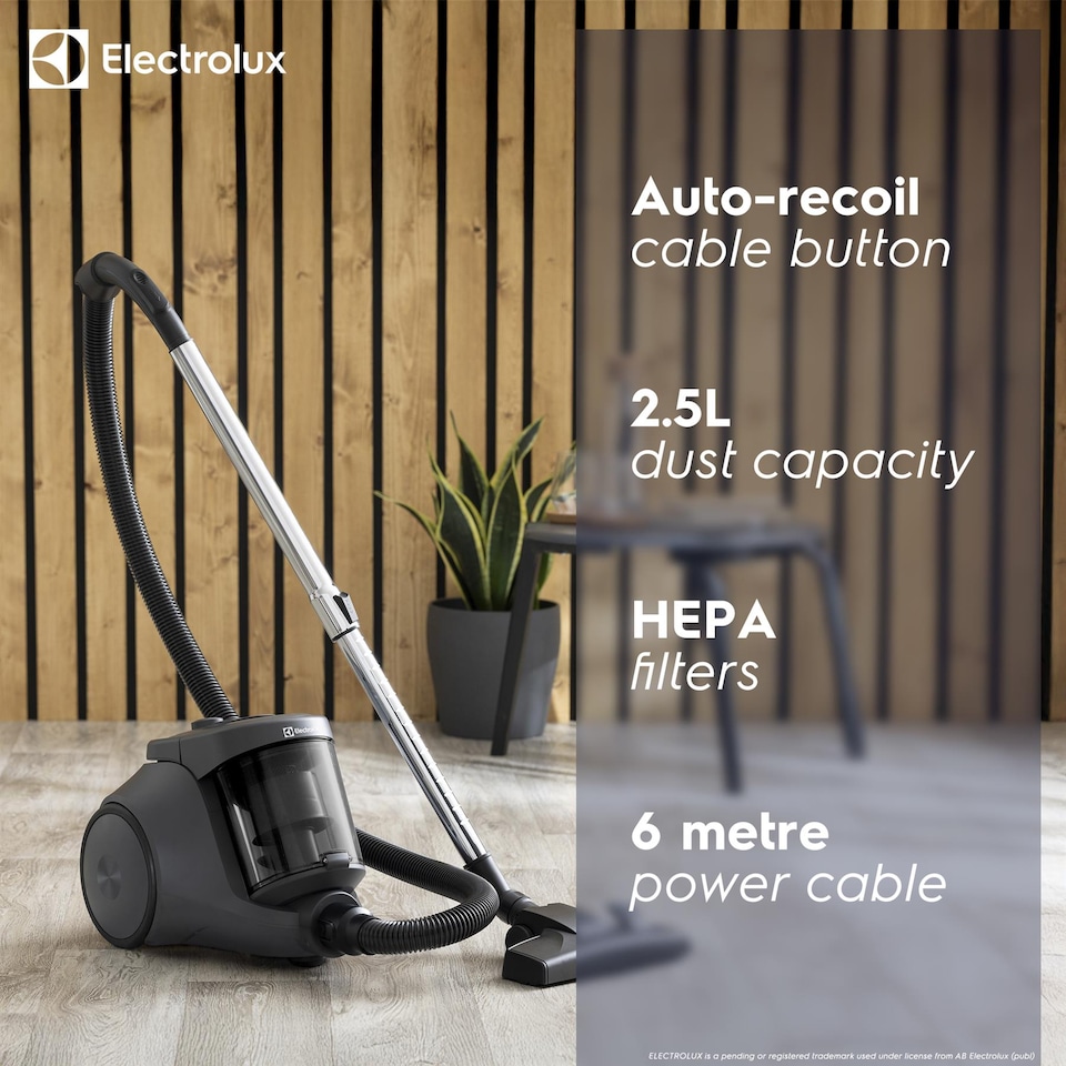 image 1 of Electrolux Corded Cyclone Vacuum Cleaner 800W