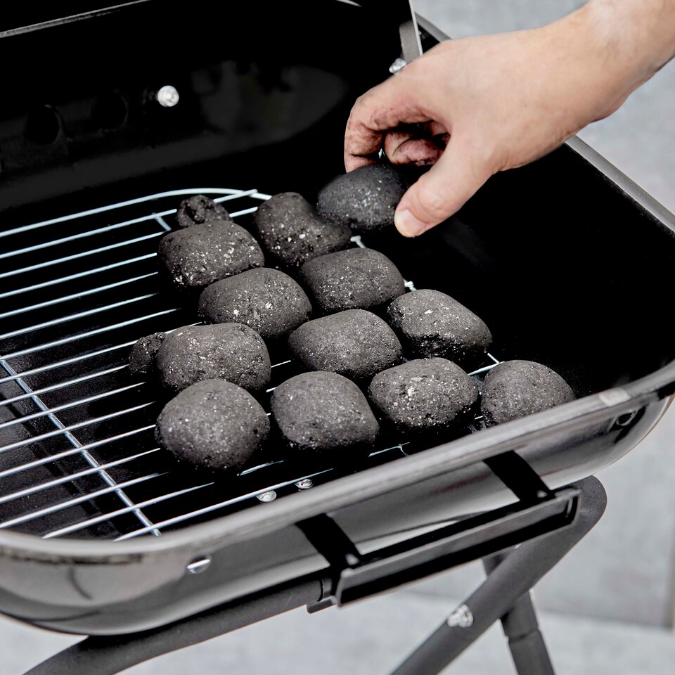 image 1 of XL Portable Grill With Collapsible Legs