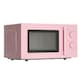 image 2 of Hamilton Beach Miami Manual 800W Microwave - Flamingo Pink