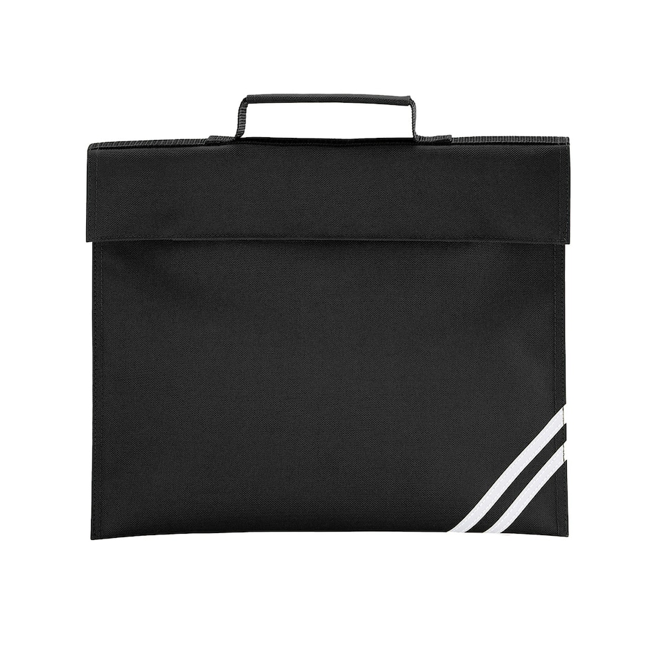 image 1 of Quadra Classic Reflective Book Bag - Black - One Size
