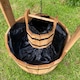 image 4 of Large Wooden Garden Wishing Well Planter
