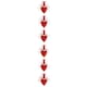 image 1 of Amscan Heart Party Decoration - Red - One Size