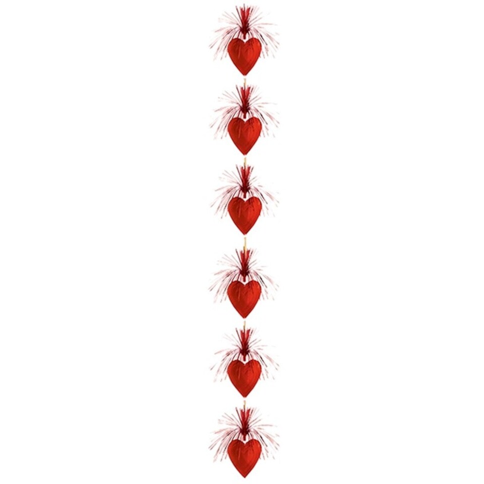 image 1 of Amscan Heart Party Decoration - Red - One Size