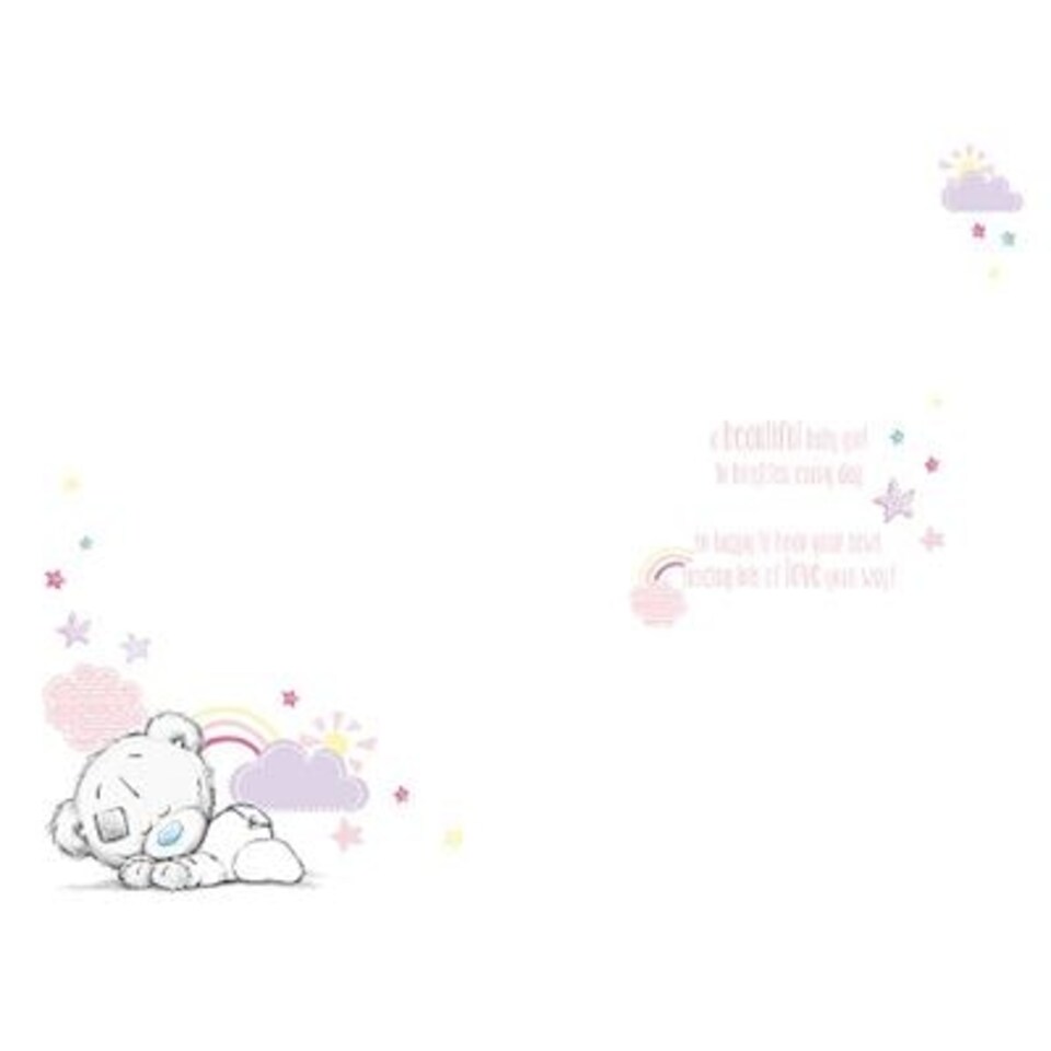 image 1 of Me To You Bear New Little Baby Girl Card