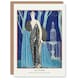 image 1 of George Barbier Art Card Alcyone Vintage Fashion Worth Advert
