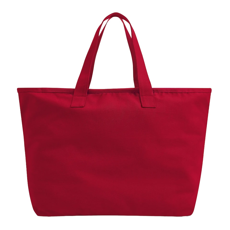 image 1 of Westford Mill Canvas Heavy Duty Tote Bag | Red | Scarlet Red | 1