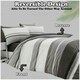image 6 of VELVETIO Hudson Printed Duvet Cover Set Reversible Polycotton Easy Care Beddings Grey | Double