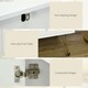 image 6 of HOMCOM Freestanding Storage Cabinet with Adjustable Shelves for Living Room