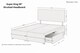 image 5 of Sloomy Alabama Emerald Plush Divan Bed Base 2 Drawers Foot-End With 26 Inch Strutted Headboard | Green | Emerald | Super King | 1