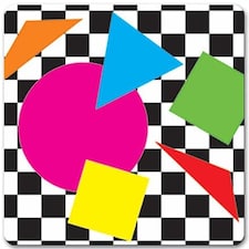 Party Shapes Drink Coasters - Pack of 8