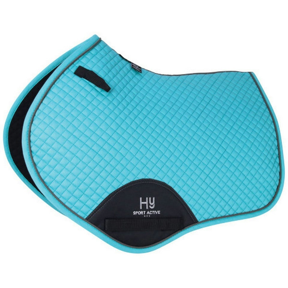 Hy Sport Active Close Contact Horse Saddlepad - Sky Blue - Full