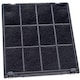 image 1 of SPARES2GO Carbon Filter for Indesit Cooker Hood Extractor Fan Vent (240 x 270 mm)
