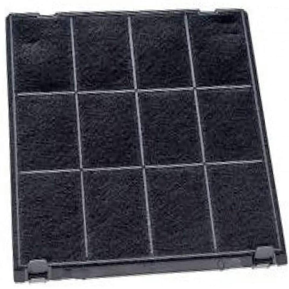 image 1 of SPARES2GO Carbon Filter for Indesit Cooker Hood Extractor Fan Vent (240 x 270 mm)