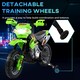 image 6 of HOMCOM 6V Kids Electric Motorbike Motorcycle Ride On for 3-6 Years Green