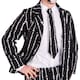 image 3 of Bone Suit - Halloween fancy dress costume for men | Black | black | XL | 1